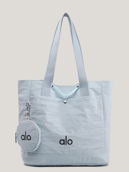ALO Yoga Handbags - ALO Yoga Pale Blue Everyday Tote with Coin Pouch